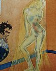 Salvador Dali Wall Art - The Chevalier's Dream of Cecile
